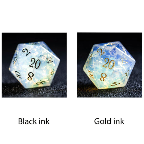 Blast Opalite Polyhedral Dice Set