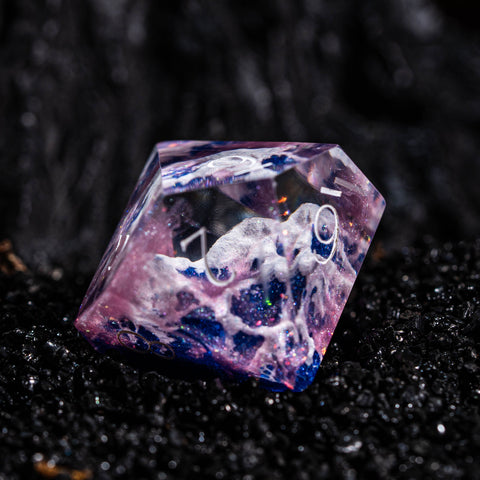 URWizards D&D Würfelset mit Kunstharzgravur, Mysterious Realm – Sakura Fuji Yama