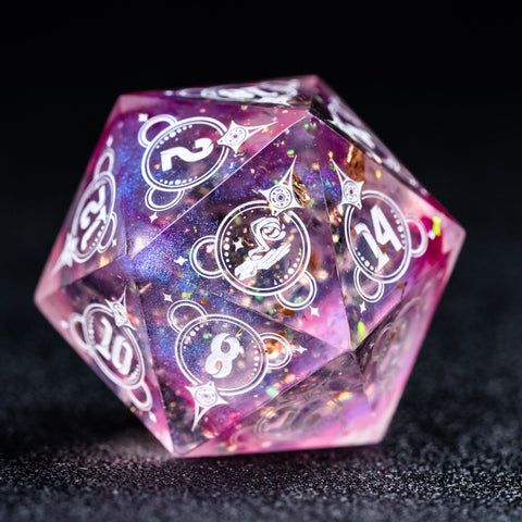 URWizards D&D Resin Fairy Engraved Dice Set Wizard - Urwizards