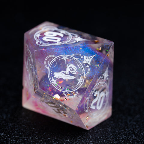 URWizards D&D Resin Fairy Engraved Dice Set Wizard - Urwizards