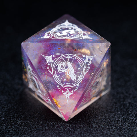 URWizards D&D Resin Fairy Engraved Dice Set Wizard - Urwizards