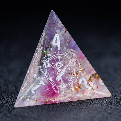 URWizards D&D Resin Fairy Engraved Dice Set Wizard - Urwizards