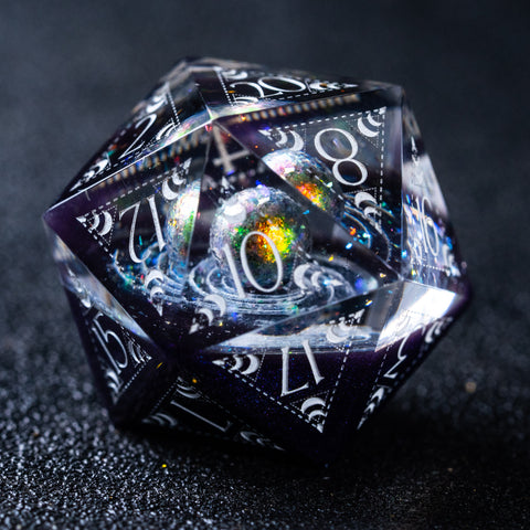 URWizards D&D The Galaxy Resin Engraved Dice Set Astrology Style - Urwizards