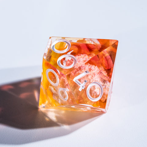 Inner-dice Handmade Sharp Edge Resin Dice Set -Sunsets- - Urwizards