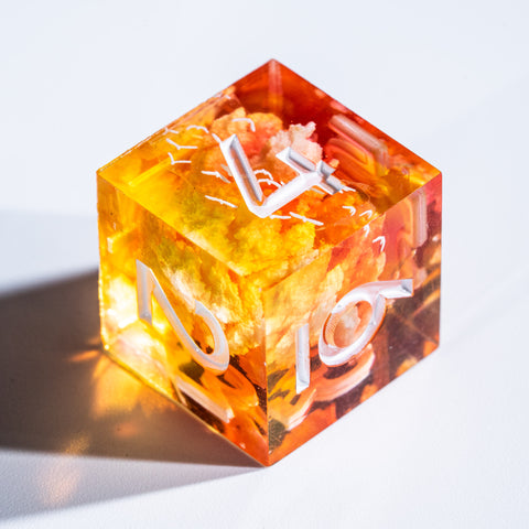 Inner-dice Handmade Sharp Edge Resin Dice Set -Sunsets- - Urwizards