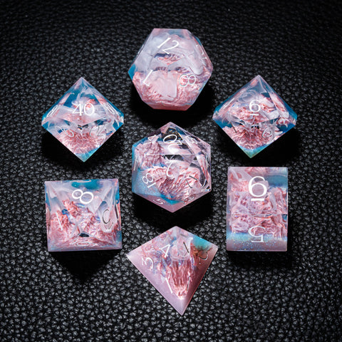 URWizards D&D Resin Engraved Dice Set Mysterious Realm - Paradise - Urwizards