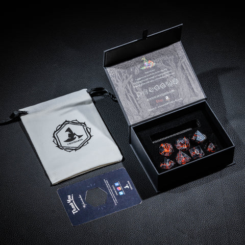 URWizards D&D Resin Engraved Dice Set The Galaxy - Urwizards