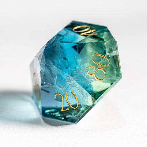 URWizards D&D Resin Tidebound Fate Engraved Dice Set Multi-faceted Style