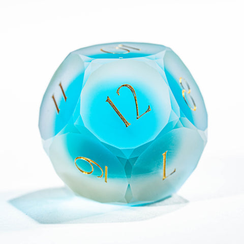 URWizards D&D Resin Frosted Rainbow Gummy Dice Set Multi-faceted Style