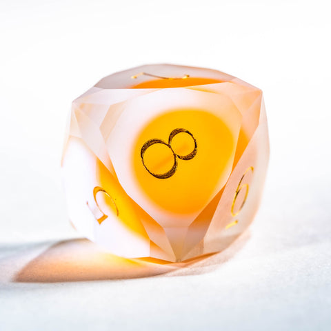 URWizards D&D Resin Frosted Rainbow Gummy Dice Set Multi-faceted Style