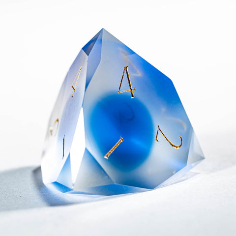 URWizards D&D Resin Frosted Rainbow Gummy Dice Set Multi-faceted Style