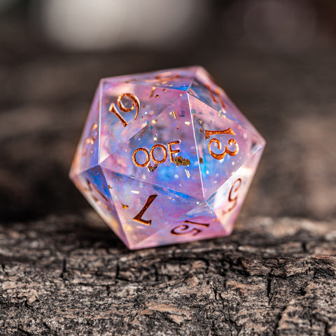 URWizards D&D Fairy Resin Engraved Dice Set YEET & OOF - Urwizards