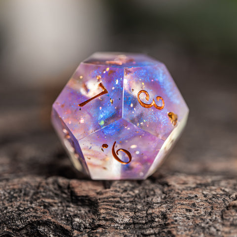 URWizards D&D Fairy Resin Engraved Dice Set YEET & OOF - Urwizards