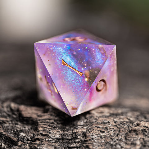 URWizards D&D Fairy Resin Engraved Dice Set YEET & OOF - Urwizards