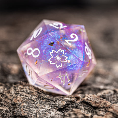 URWizards D&D Fairy Resin Engraved Dice Set Blossom - Urwizards