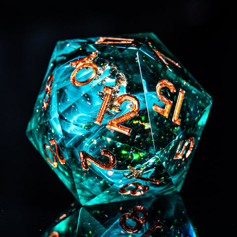 URWizards D&D Sharp Edge Eternal Forest Resin Dice Set - Urwizards