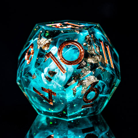 URWizards D&D Sharp Edge Eternal Forest Resin Dice Set - Urwizards