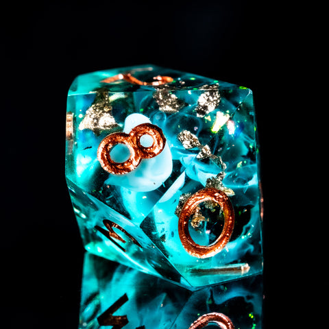 URWizards D&D Sharp Edge Eternal Forest Resin Dice Set - Urwizards