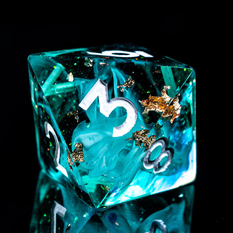 URWizards D&D Sharp Edge Eternal Forest Resin Dice Set - Urwizards