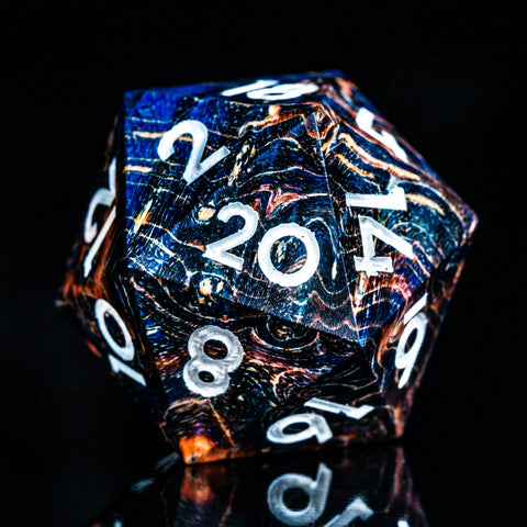 URWizards D&D Stabilized Wood Dice Set Phoenix - Urwizards