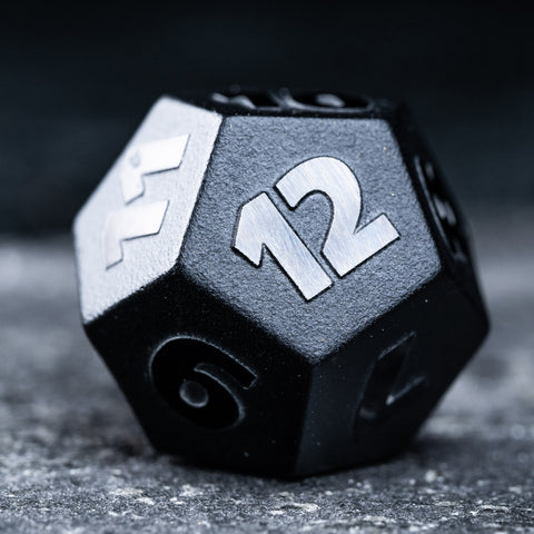 URWizards D&D Obsidian Gemstone Raised Dice Set Darth Vader - Urwizards