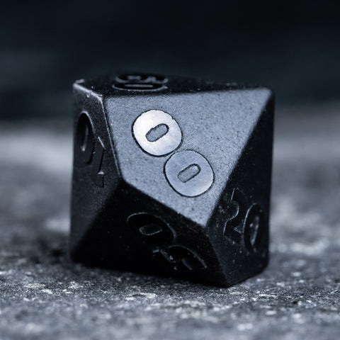 URWizards D&D Obsidian Gemstone Raised Dice Set Darth Vader - Urwizards