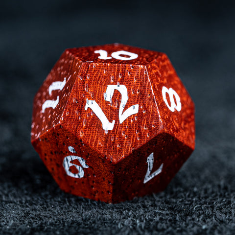 URWizards D&D Padauk Wood Dice Set Dragon - Urwizards