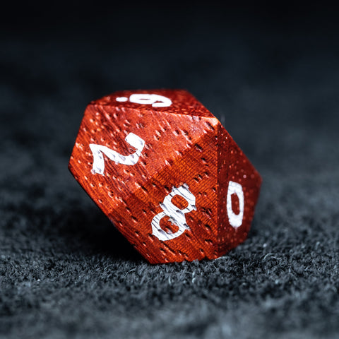 URWizards D&D Padauk Wood Dice Set Dragon - Urwizards