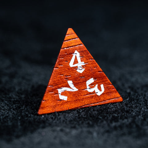 URWizards D&D Padauk Wood Dice Set Dragon - Urwizards