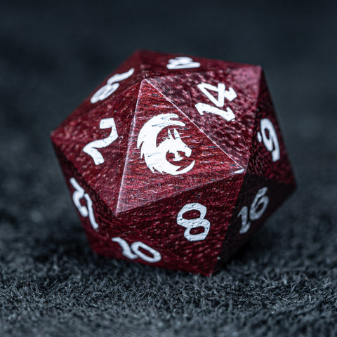 URWizards D&D Purpleheart Wood Dice Set - Urwizards