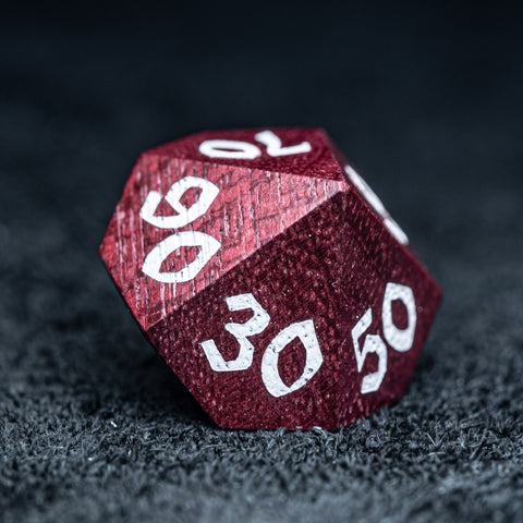 URWizards D&D Purpleheart Wood Dice Set - Urwizards