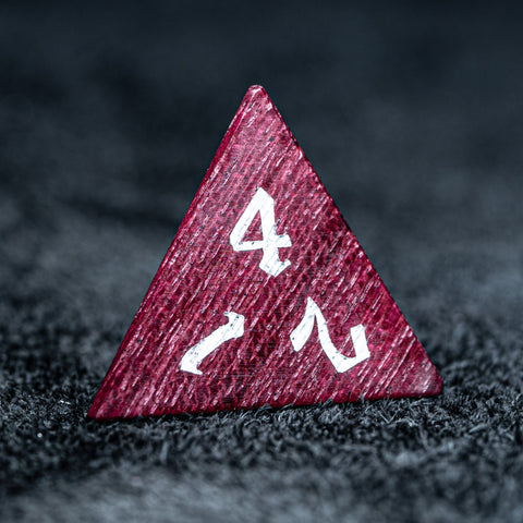 URWizards D&D Purpleheart Wood Dice Set - Urwizards