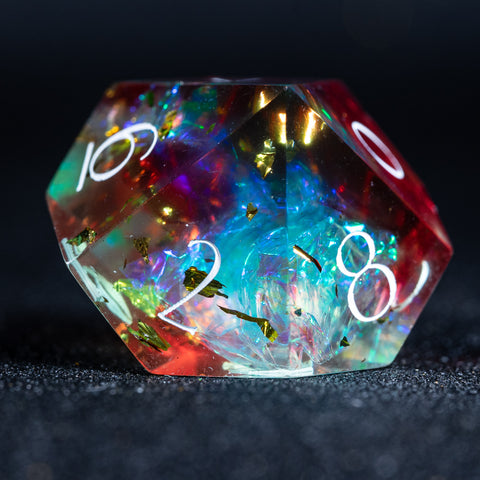 URWizards D&D Toxic Resin Engraved Dice Set Fuck You Fuck Me Style - Urwizards