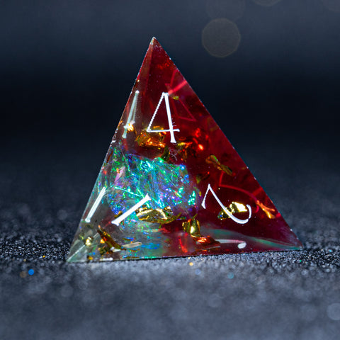 URWizards D&D Toxic Resin Engraved Dice Set Fuck You Fuck Me Style - Urwizards