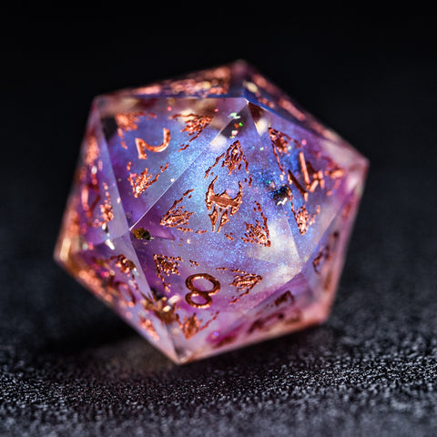 URWizards Dnd Resin Fairy Engraved Dice Set Paladin - Urwizards