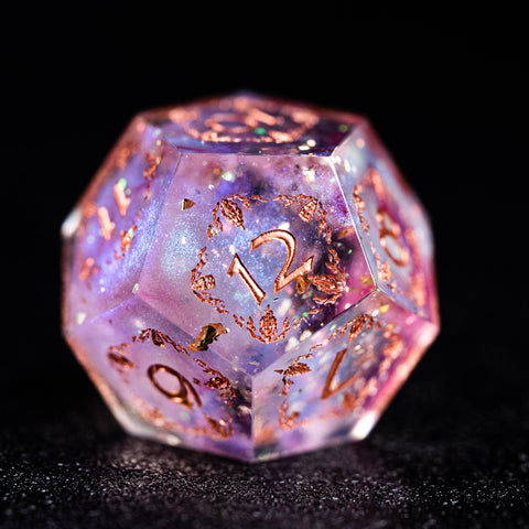 URWizards Dnd Resin Fairy Engraved Dice Set Paladin - Urwizards