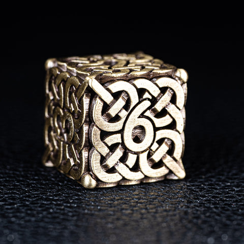 URWizards D&D Hollowed Metal Dice Set Viking - Urwizards