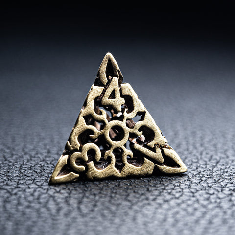 URWizards D&D Hollowed Metal Dice Set Viking - Urwizards