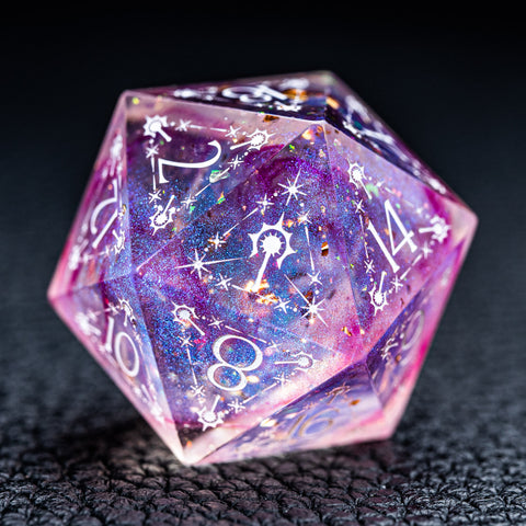 URWizards D&D Fairy Resin Engraved Dice Set Cleric Style - Urwizards