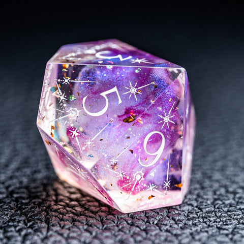 URWizards D&D Fairy Resin Engraved Dice Set Cleric Style - Urwizards