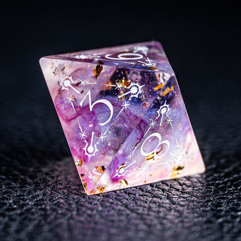 URWizards D&D Fairy Resin Engraved Dice Set Cleric Style - Urwizards
