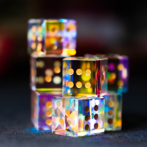 URWizards Dnd Engraved Prism Glass D6 Dice - Urwizards