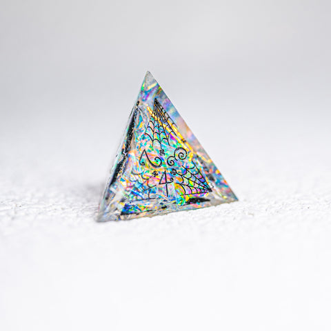 URWizards D&D Resin Opal Engraved Dice Set Halloween Style - Urwizards