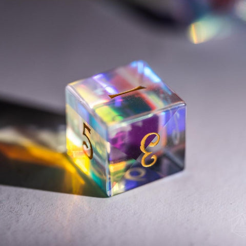 URWizards Dnd Engraved Gemstone D6 Dice - Urwizards