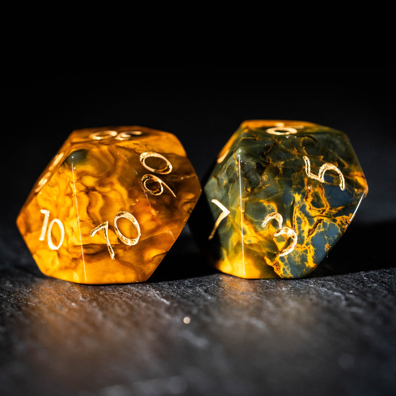 a couple of dice that are sitting on a table