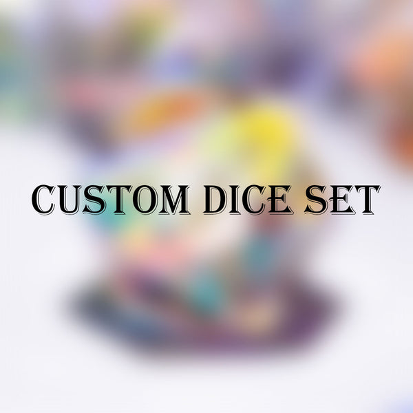URWizards Custom font style for dice, Custom initial on Dice, Dnd Natural Gemstone Dice MTG Game - Urwizards