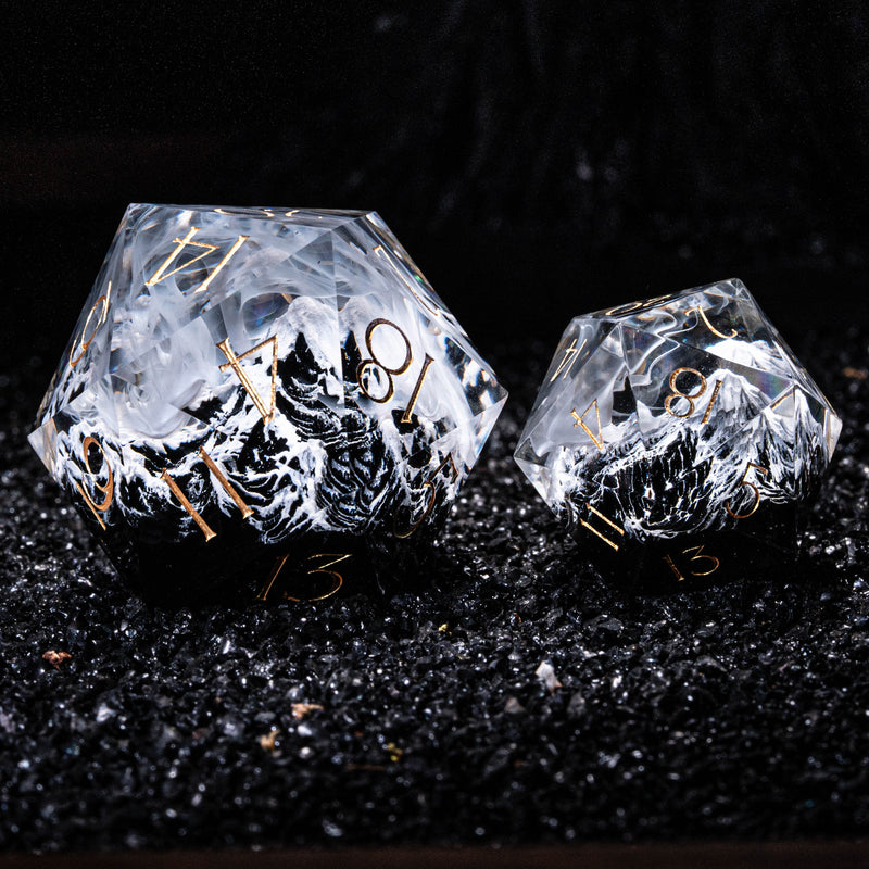 a couple of dices sitting on top of a table