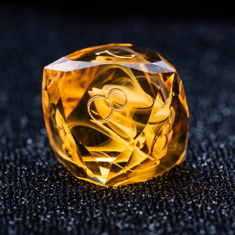 URWizards D&D Resin Rainbow Engraved Dice Set Multi-faceted Style