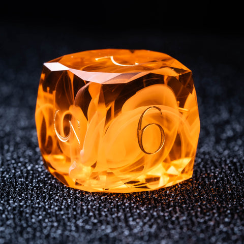 URWizards D&D Resin Rainbow Engraved Dice Set Multi-faceted Style