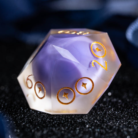 URWizards D&D Resin Jelly Gummies Engraved Dice Set Multi-faceted Style
